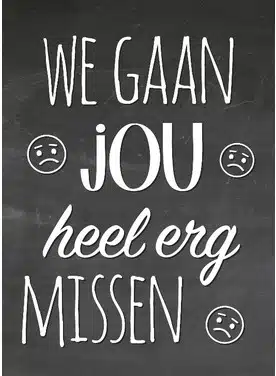 Afscheid teksten voor een kaartje