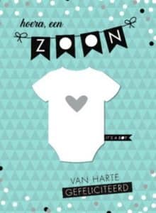 Gefeliciteerd een zoon
