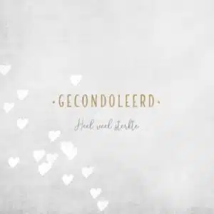 Condoleance tekst