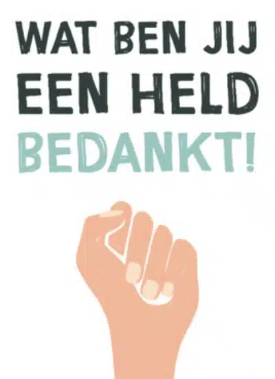 Bedankt kaart zorg Bedankt kaart zorg