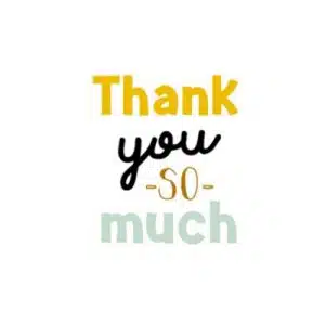 Thank you so much